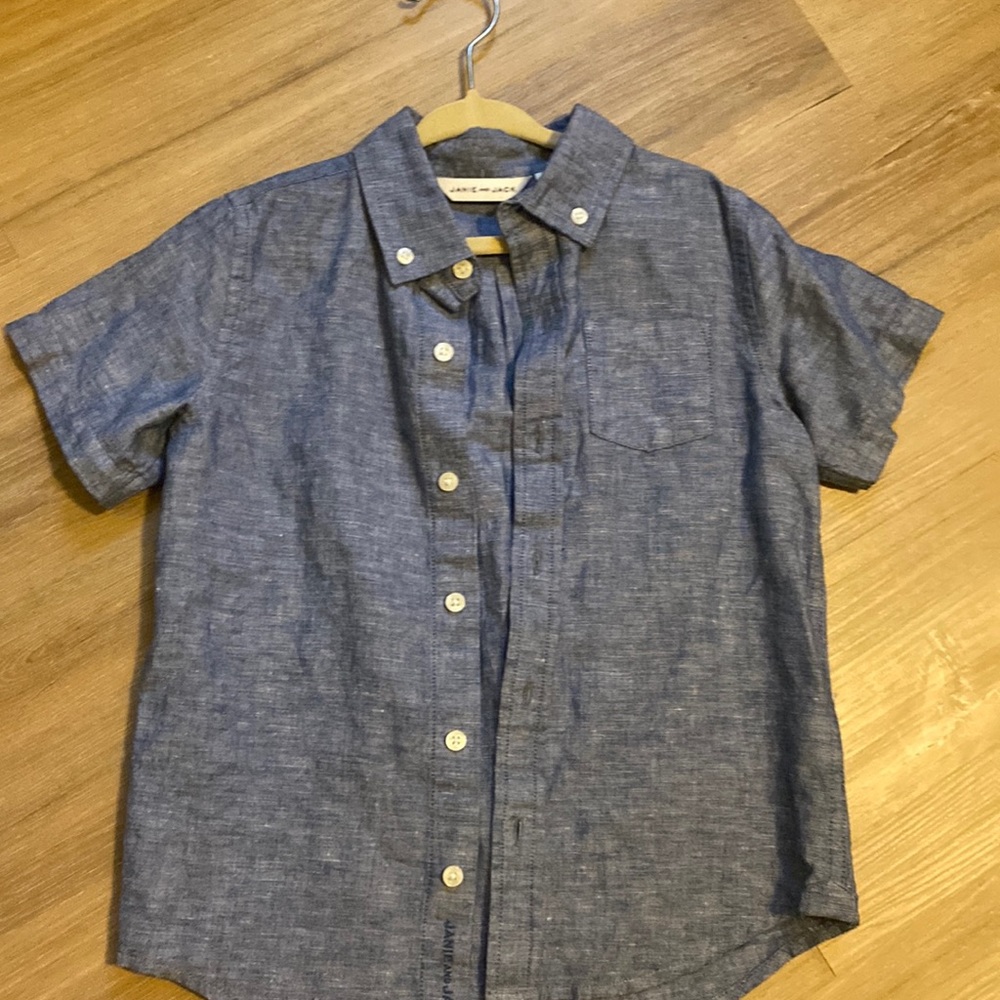Boys denim button down